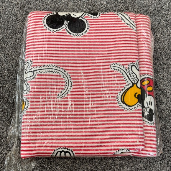 Vintage Beacon Disney Mickey Mouse Blanket New In Package - Picture 4 of 5
